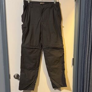 Womens Gray Convertible Pants
